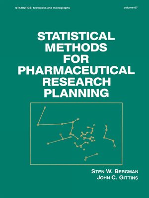 cover image of Statistical Methods for Pharmaceutical Research Planning
